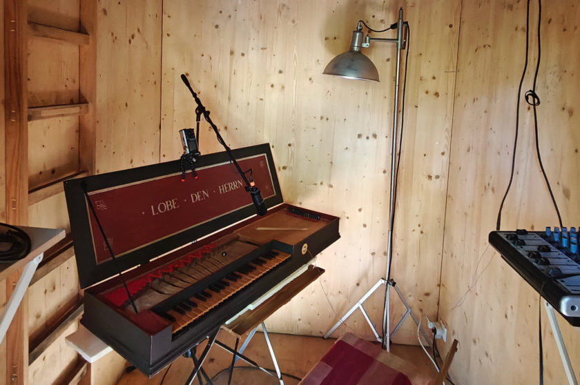 Manoir Bruit, artist-in-residence Sebastian Rotzler (picture by S. Rotzler)