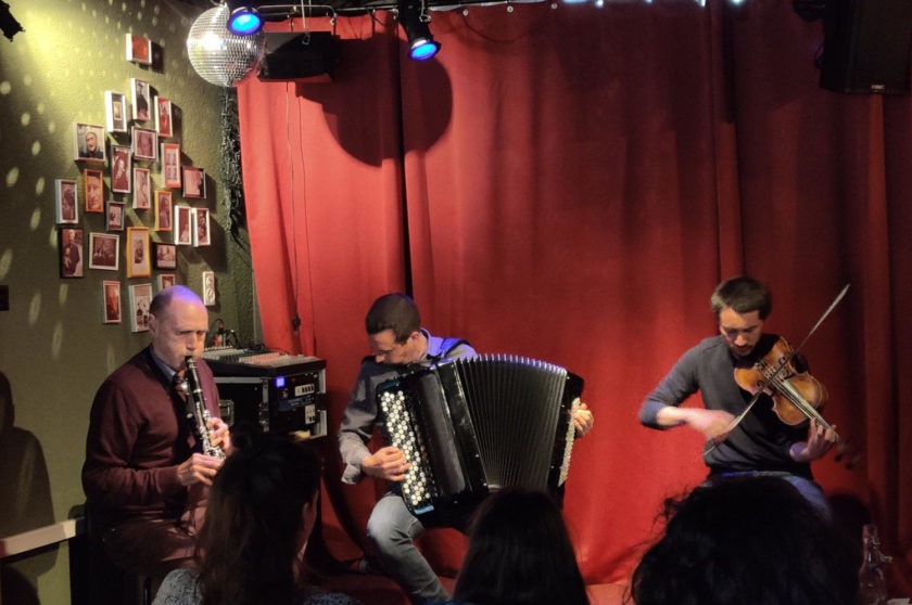 Hans Koch, Jonas Kocher, Frantz Loriot, Biel 2022. Picture by Sebastian Rotzler