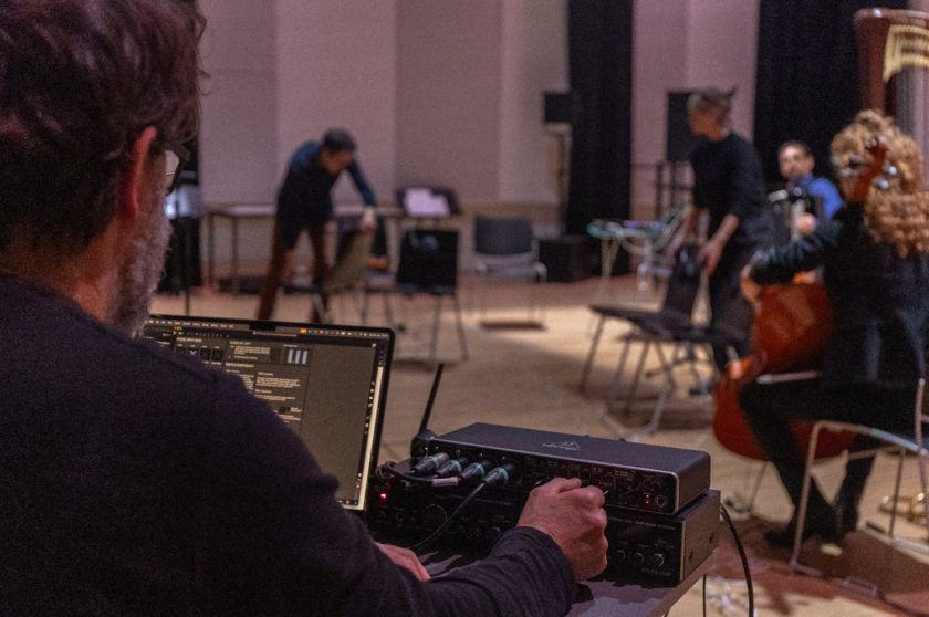 Bruit - Group for Music Creation. The Hague, New Music Lab, Sonology Institute. Photo by Jascha Bordon