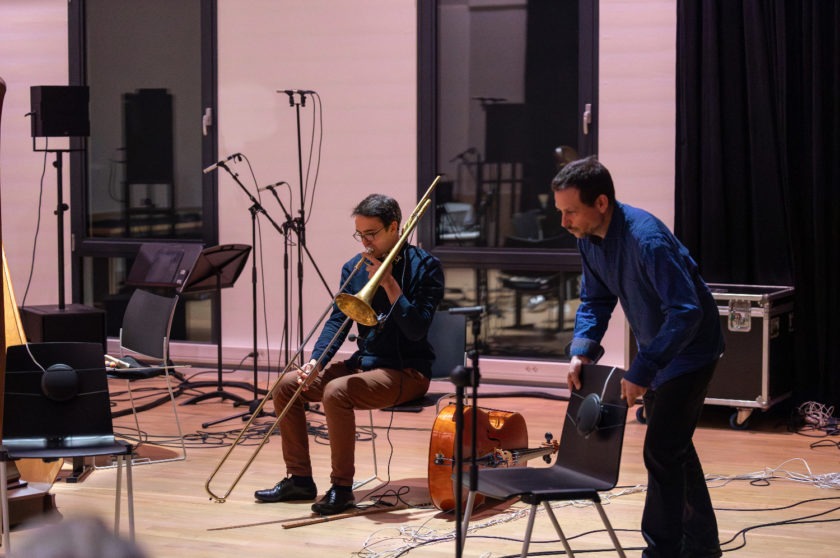 Bruit - Group for Music Creation. The Hague, New Music Lab, Sonology Institute. Photo by Jascha Bordon