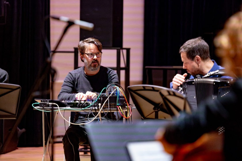 Bruit - Group for Music Creation. The Hague, New Music Lab, Sonology Institute. Photo by Jascha Bordon