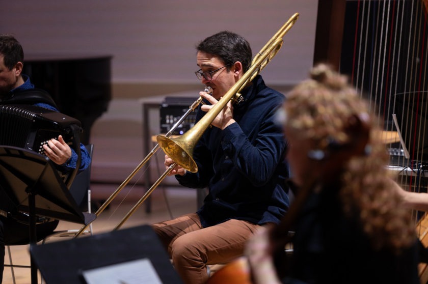 Bruit - Group for Music Creation. The Hague, New Music Lab, Sonology Institute. Photo byJascha Bordon