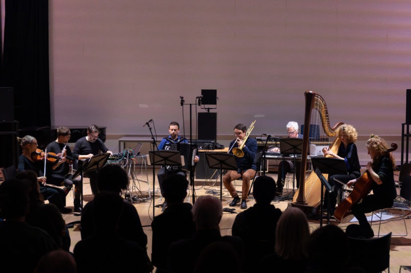 Bruit - Group for Music Creation. The Hague, New Music Lab, Sonology Institute. Photo by Jascha Bordon
