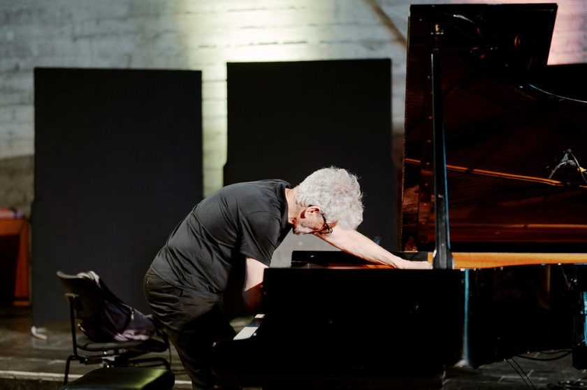 Jacques Demierre – DDK Trio & Sachiko M, Soirée Bruit (photo by Lucas Dubuis)